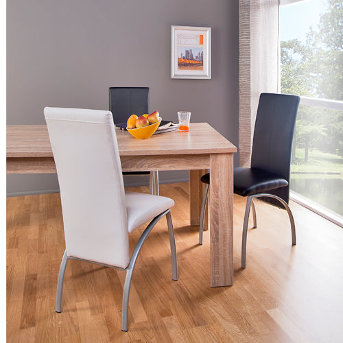 Casablanca - ausziehbarer Esstisch, Speisezimmer- Wohnzimmertisch, 140-200x80cm, modernes Design, in Eiche Sägerau - einrichten-24, Esstische & Küchen-Bars 