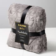 PLAYBOY - Kuscheldecke "JACKIE", luxuriöse, weiche Decke, Grau, Premium-Microfaser - einrichten-24, Kissen & Decken 