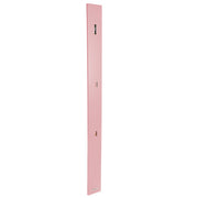 Miami großes Garderobenpanel, Autometallic-Lackierung, ABS Kanten in Rose quartz