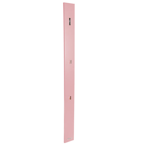 Miami großes Garderobenpanel, Autometallic-Lackierung, ABS Kanten in Rose quartz