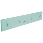 Miami Garderobenpanel mit 4 Haken, Autometallic-Lackierung, ABS Kanten in mint