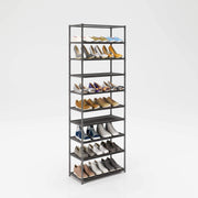 PLAYBOY - Schuhschrank "TRACY" mit 9 Einlegeböden, Reissverschluss, Retro-Design