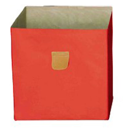 Stor' It - 2 faltbare Boxen aus Canvasstoff mit PU-Leder-Lasche, 34x34x34cm, passend für die Regale der Serien Fortuna, Prana und Caro - einrichten-24, Regale & Stauraummöbel 
