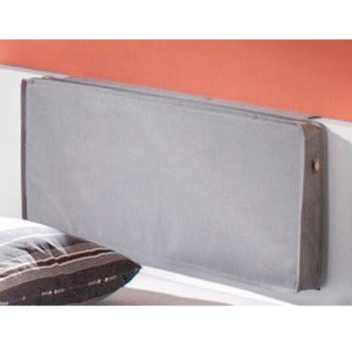 Stor' It - Kissen für Bett-Rückenlehnen, zum einhängen, Anthrazit, aus Polyestercanvas - einrichten-24, Regale & Stauraummöbel 