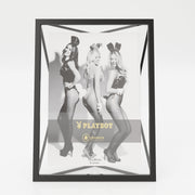 PLAYBOY - Bilderrahmen "HOPE", Inlet 15x20cm, geometrische Form, schwarzes Metallgestell, Retro-Design,Accessoires - playboy