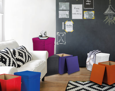 Stor' It - Sitz- und Aufbewahrungsboxen aus Canvas, in vielen verschiedenen Farben - einrichten-24, Flur- & Dielenmöbel 