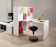 Caro - 4x2 Bücherregal, Cube, Regal, Raumteiler inkl. Kunststofffüssen, eiche sägerau - einrichten-24, Regale & Stauraummöbel 