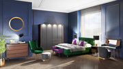 PLAYBOY - Wandregal "TAILOR" 3er Set, 6-eckiger Form, weiss mit farbiger Rückwand und PLAYBOY-Design,Regale - playboy