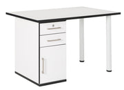 Chicago - Container, Kommoden in verschiedenen Grössen, weiss mit farbiger Kante, Aluminiumgriff, minimalistisches modernes Design - einrichten-24, Regale & Stauraummöbel 