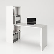 Fortuna - Bücherregal, Büroregal, Raumteiler mit 6 Fächern, asymmetrische Aufteilung
