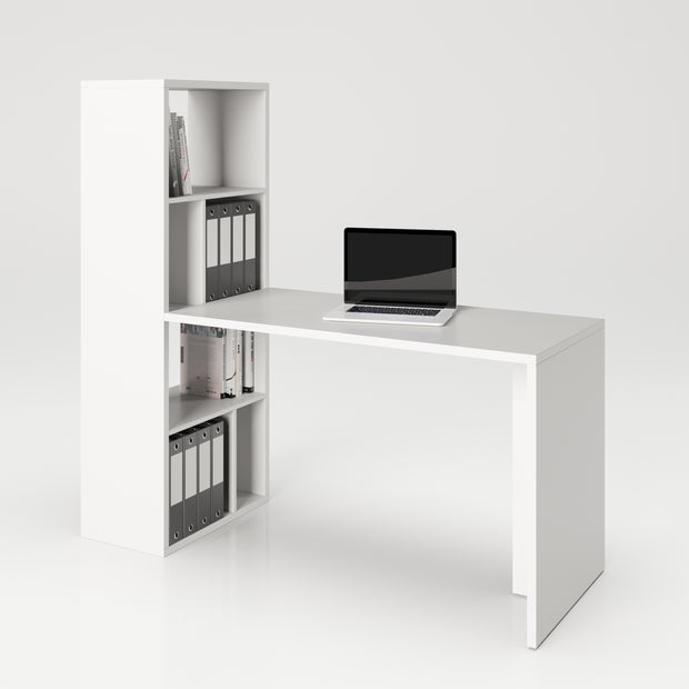 Fortuna - Bücherregal, Büroregal, Raumteiler mit 6 Fächern, asymmetrische Aufteilung