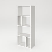 Fortuna - Bücherregal, Büroregal, Raumteiler mit 6 Fächern, asymmetrische Aufteilung