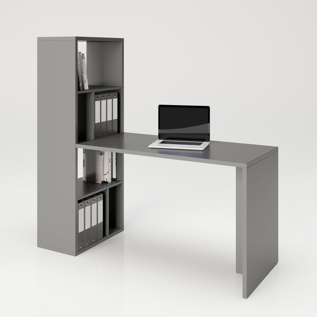 Fortuna - Bücherregal, Büroregal, Raumteiler mit 6 Fächern, asymmetrische Aufteilung