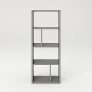 Fortuna - Bücherregal, Büroregal, Raumteiler mit 6 Fächern, asymmetrische Aufteilung